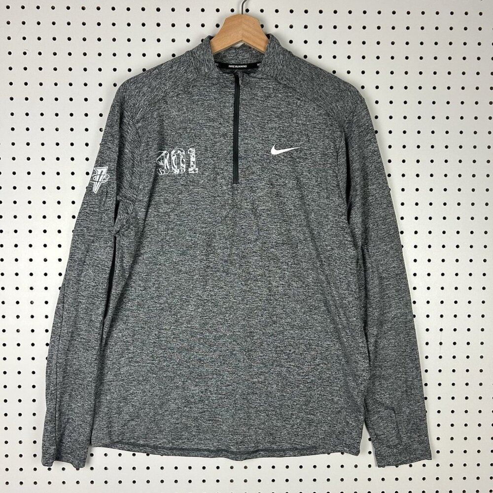 Nike 1 Cent Memphis Tigers 901 Large Quarter Zip Gray Basketball Penny Hardaway